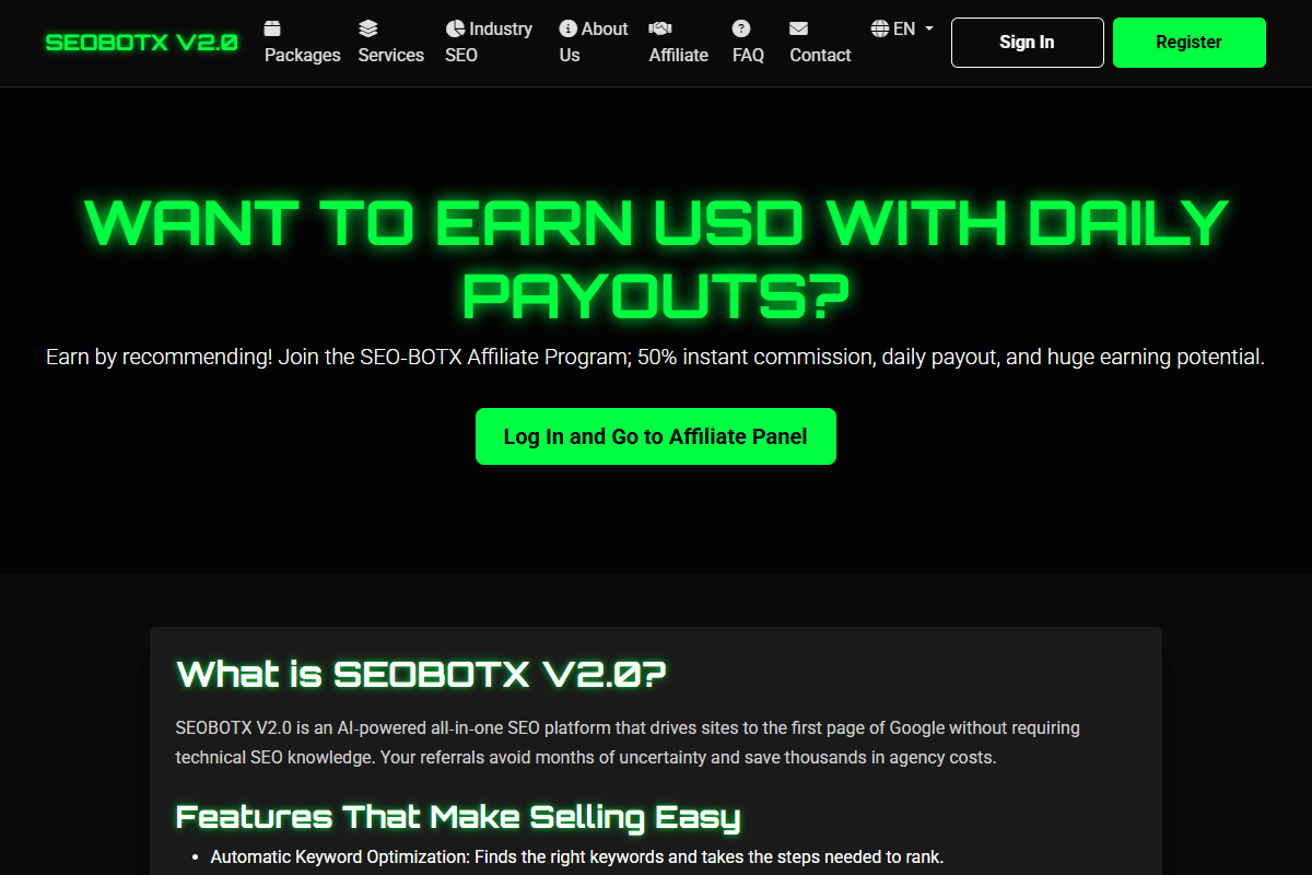 SeoBotX Affiliate logo